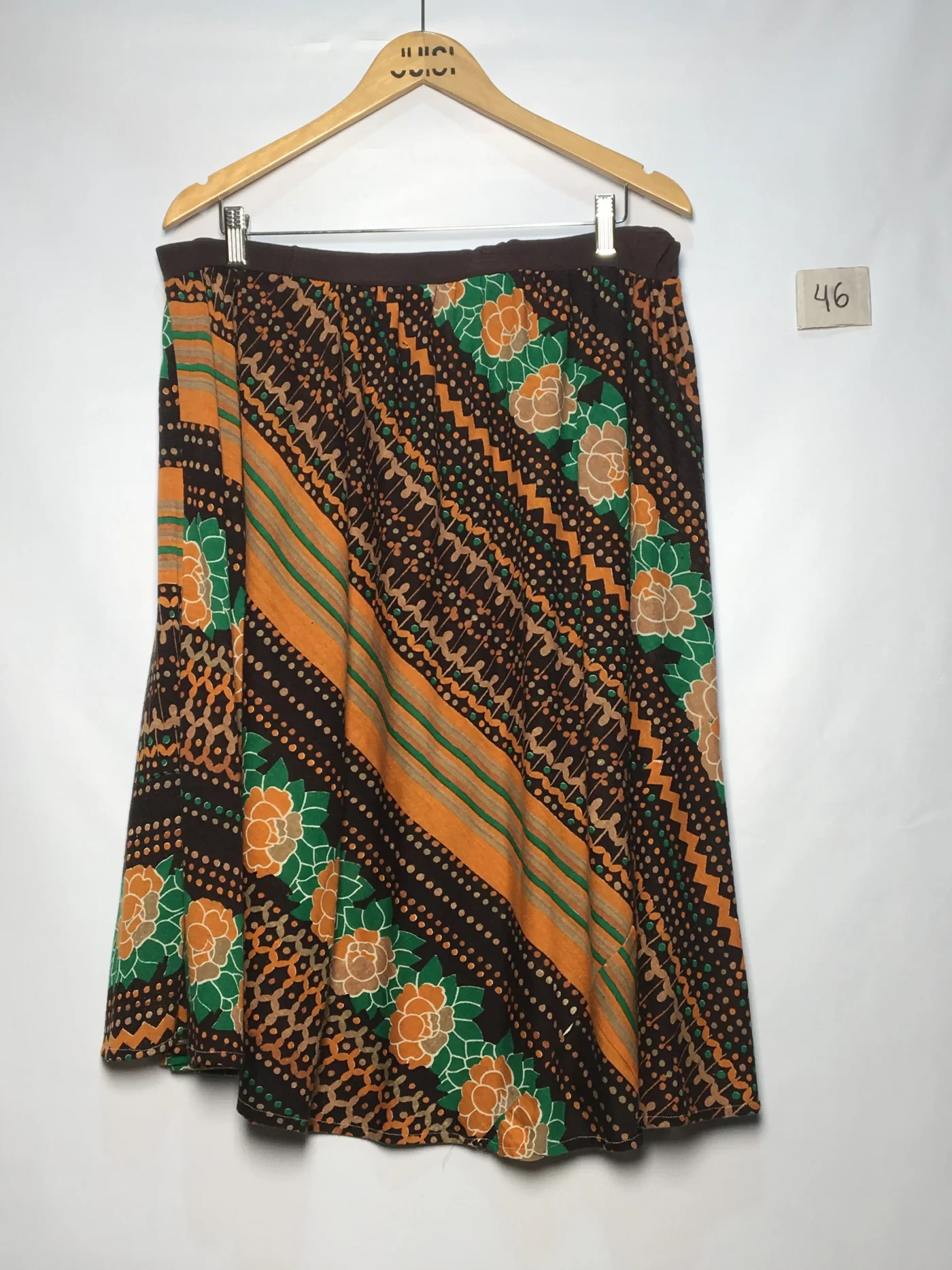SAIA MIDI VINTAGE ESTAMPA ETNICA