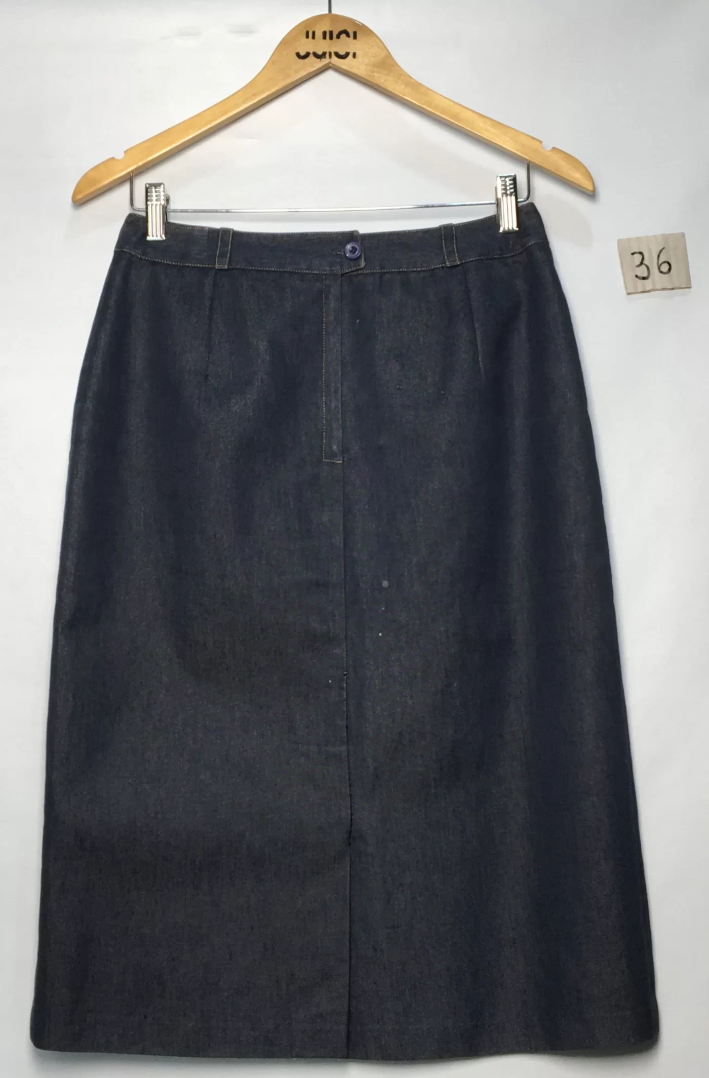 SAIA JEANS RETA COM FENDA FRONTAL