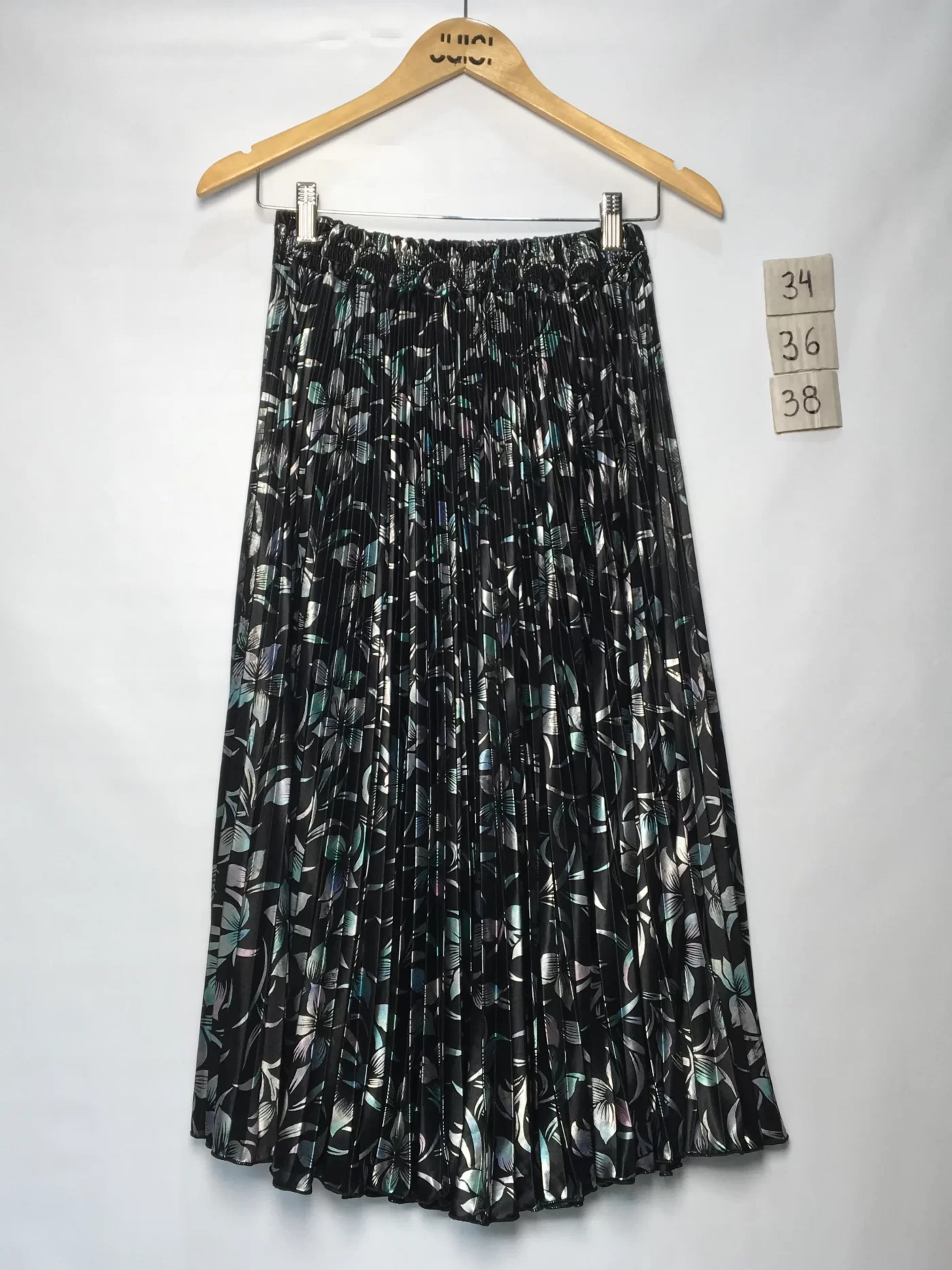 SAIA MIDI PLISSADA ESTAMPADA