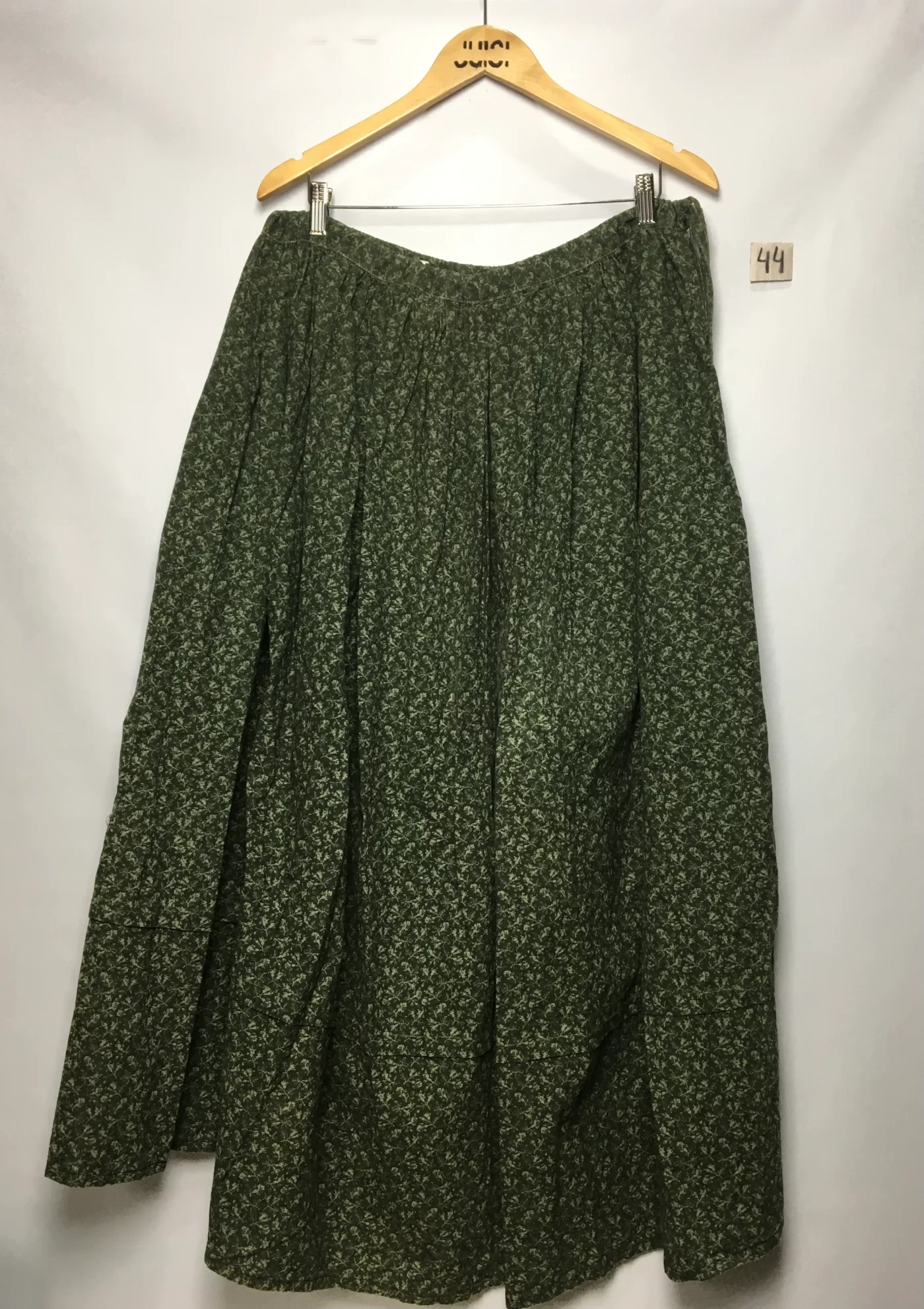 SAIA MIDI ESTAMPA FLORAL VERDE