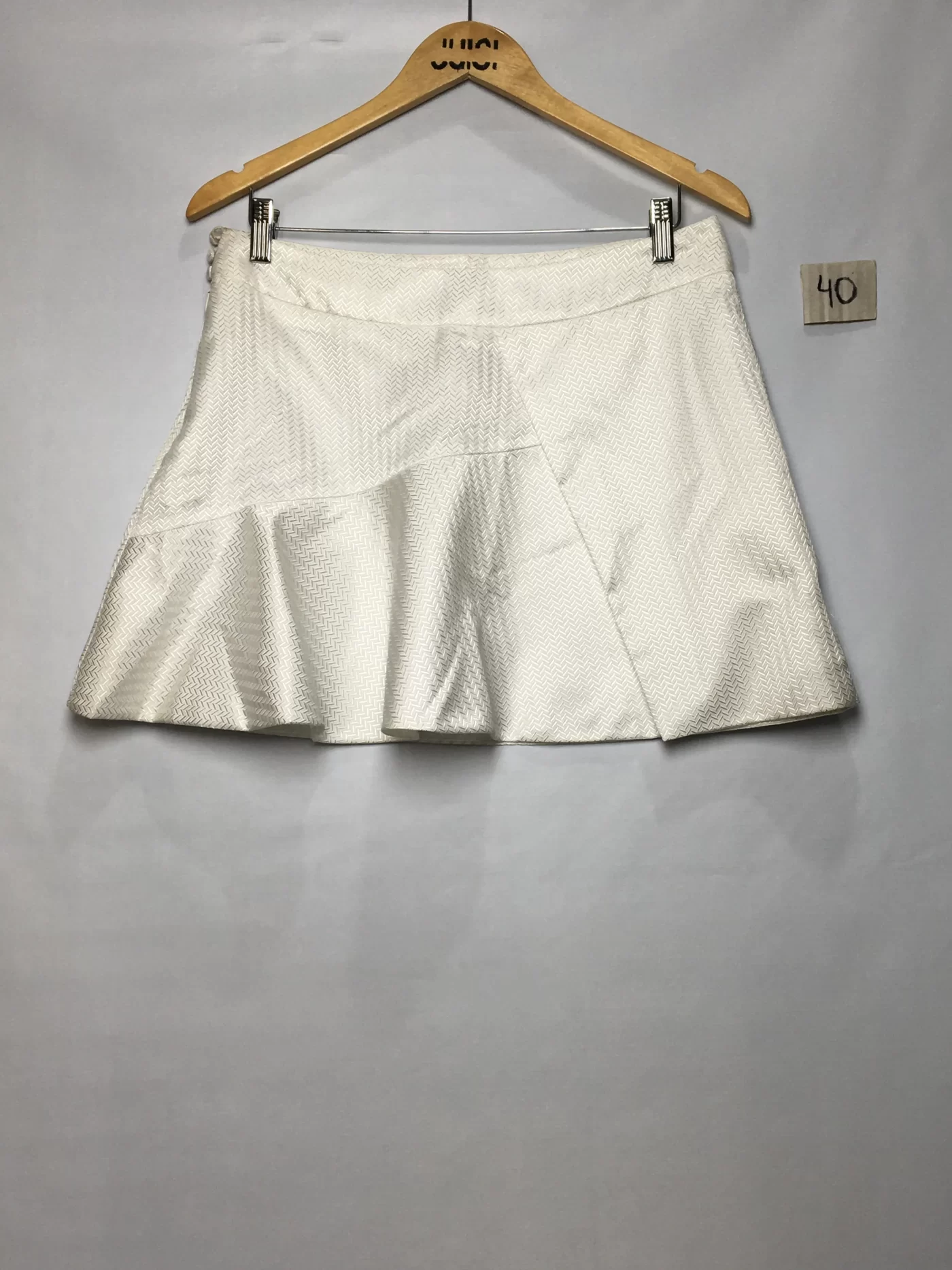MINISSAIA TECIDO TEXTURIZADO BRANCO