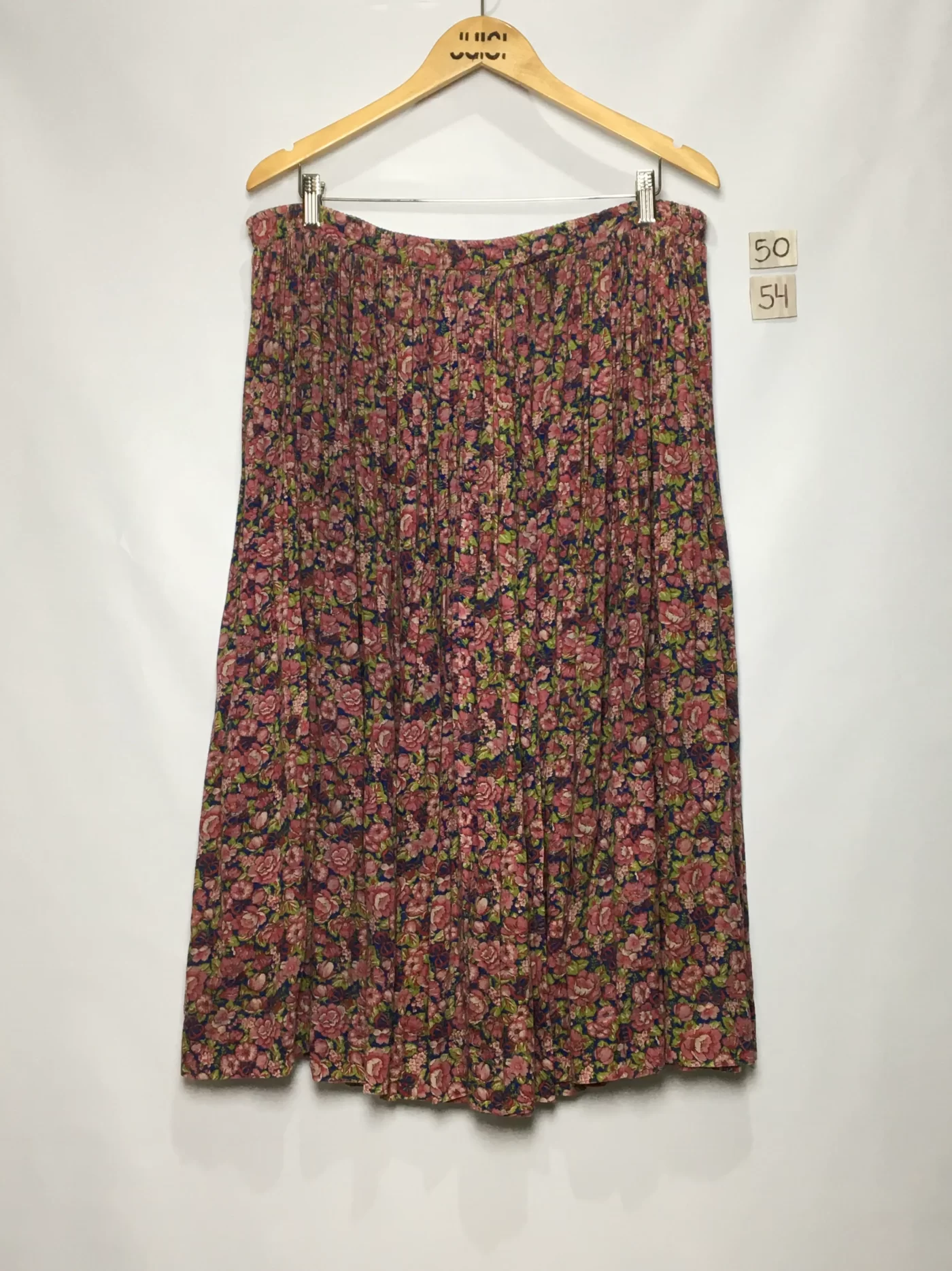SAIA ALGODÃO ESTAMPADO FLORAL TONS VINHO, ROSA