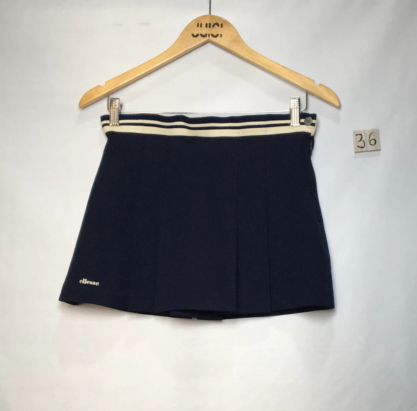 SAIA MINI TÊNIS AZUL ESCURO  CÓS BRANCO LISTRA