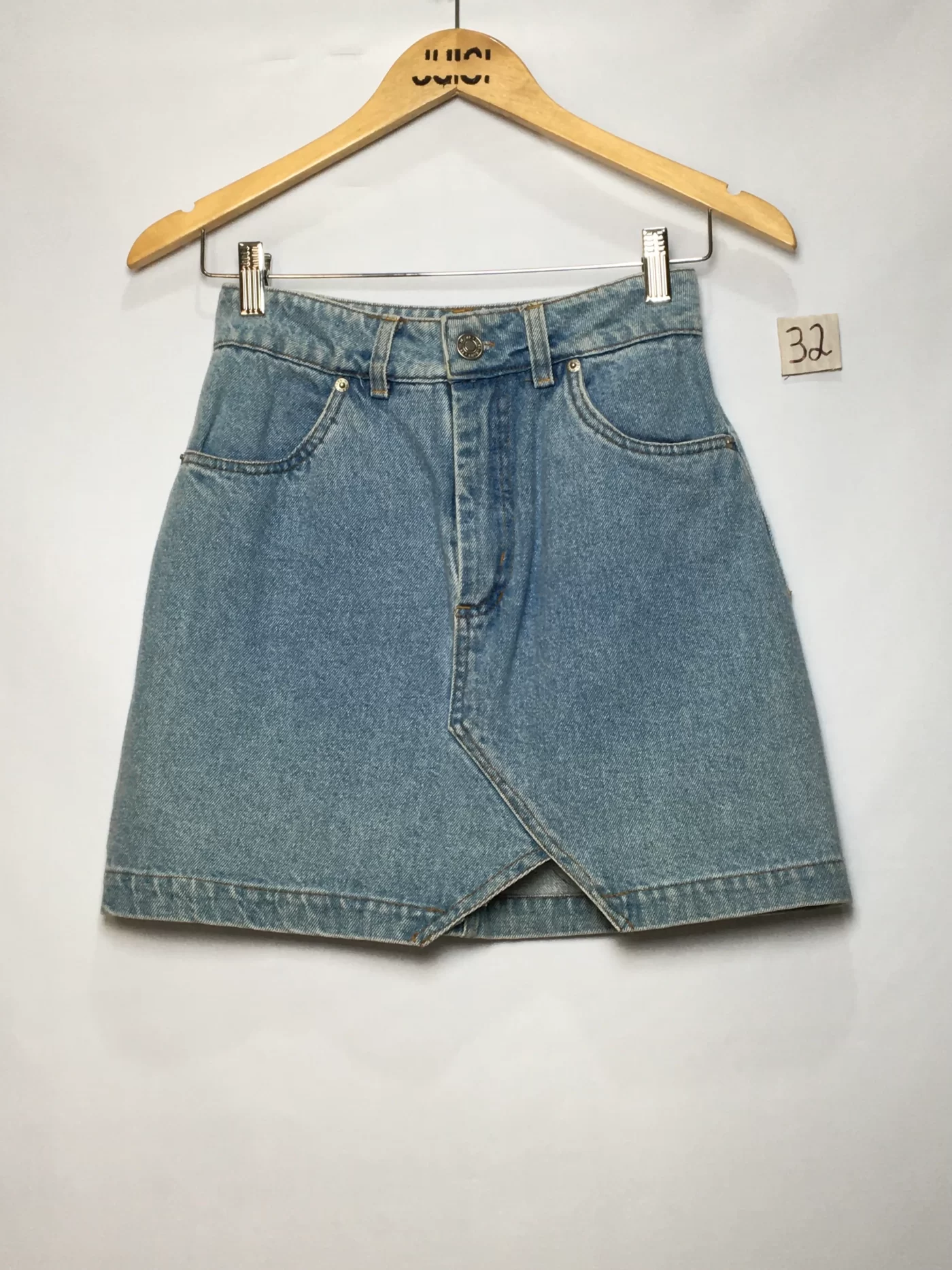 SAIA JEANS DETALHE RECORTE BARRA MINI
