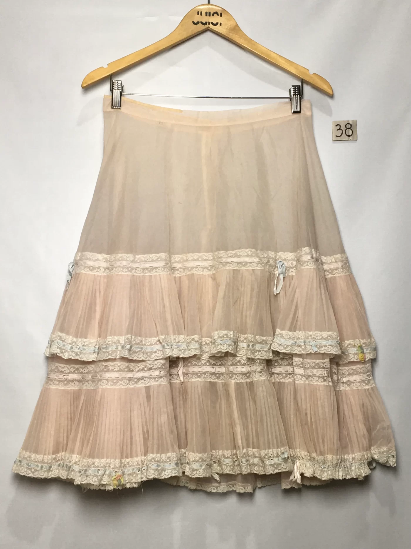 ANAGUA ROSA COM RENDA E LAÇOS