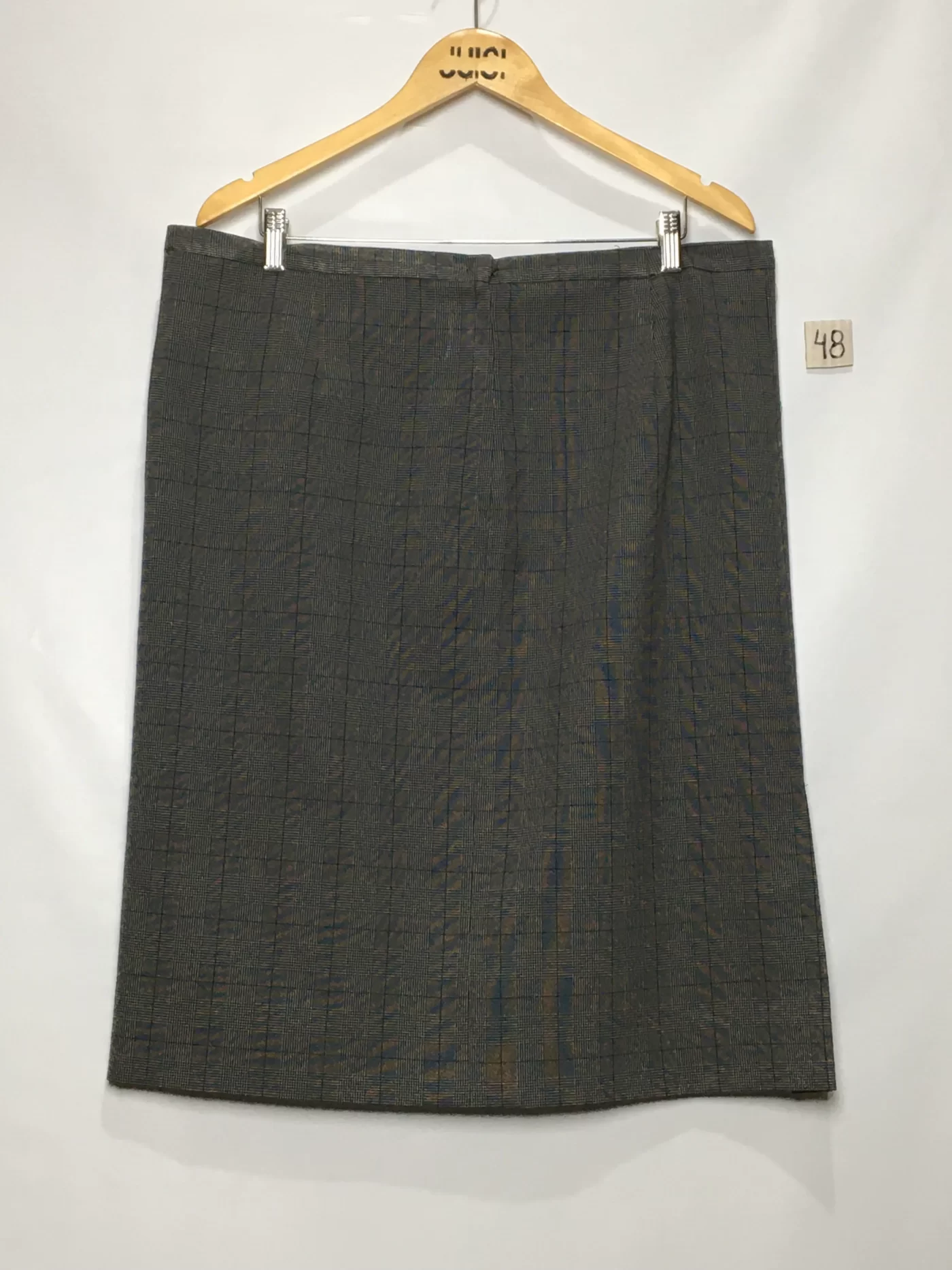 SAIA LAPIS QUADRICULADA CINZA