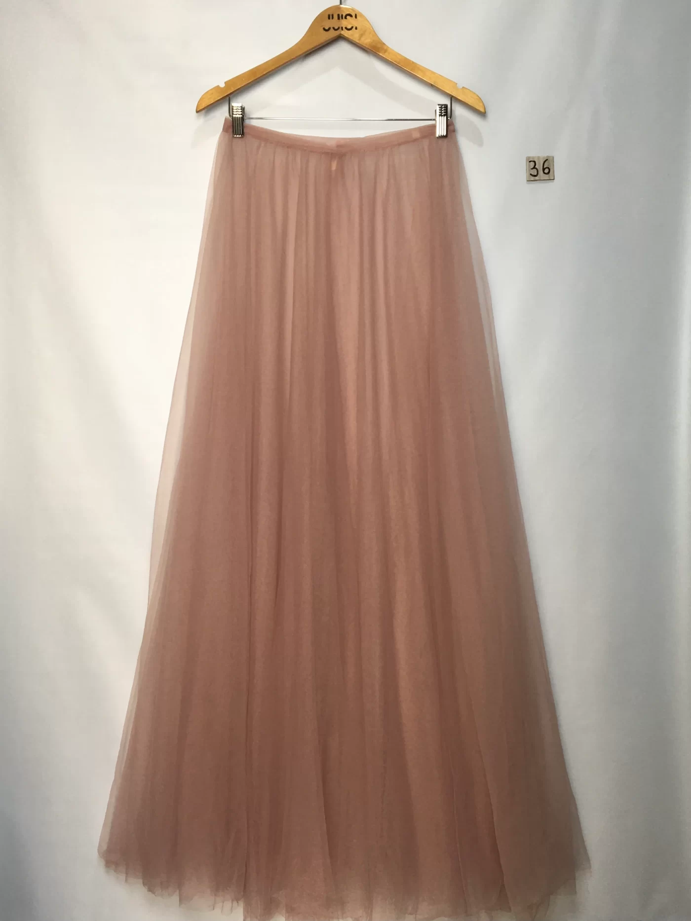 SAIA LONGA DE TULE ROSA PALIDO