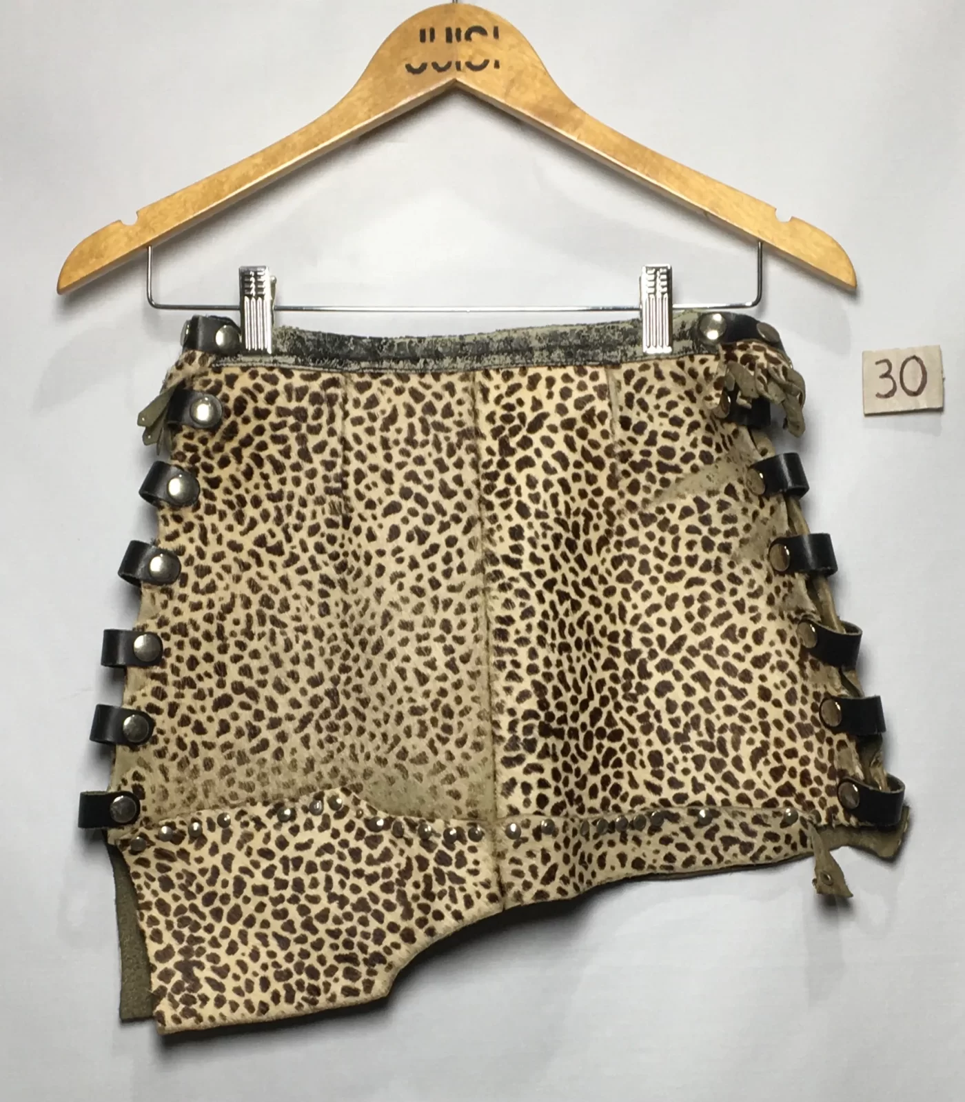 MINISSAIA ANIMAL PRINT COURO, ILHÓS